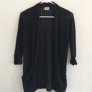 ❤️ Black cardigan with pockets